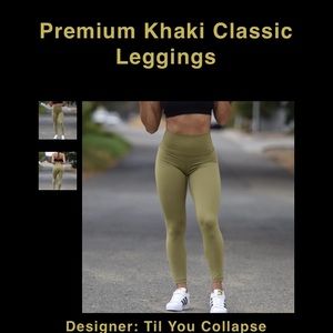 Til You Collapse leggings: classic cut